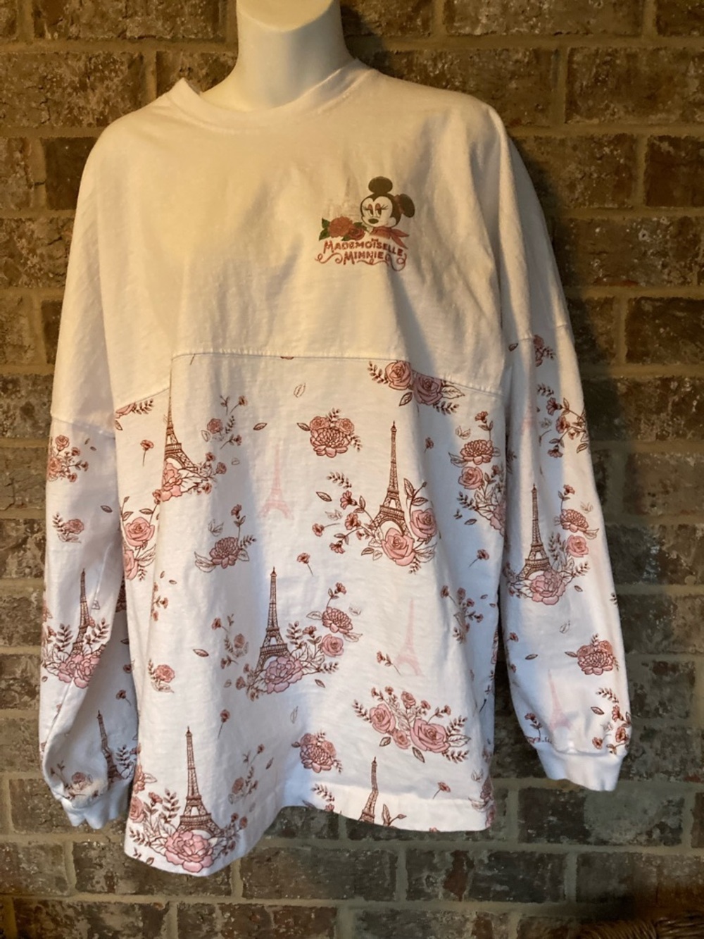 Disney Epcot World Showcase France Minnie Ooh La La Spirit Jersey Sz Large